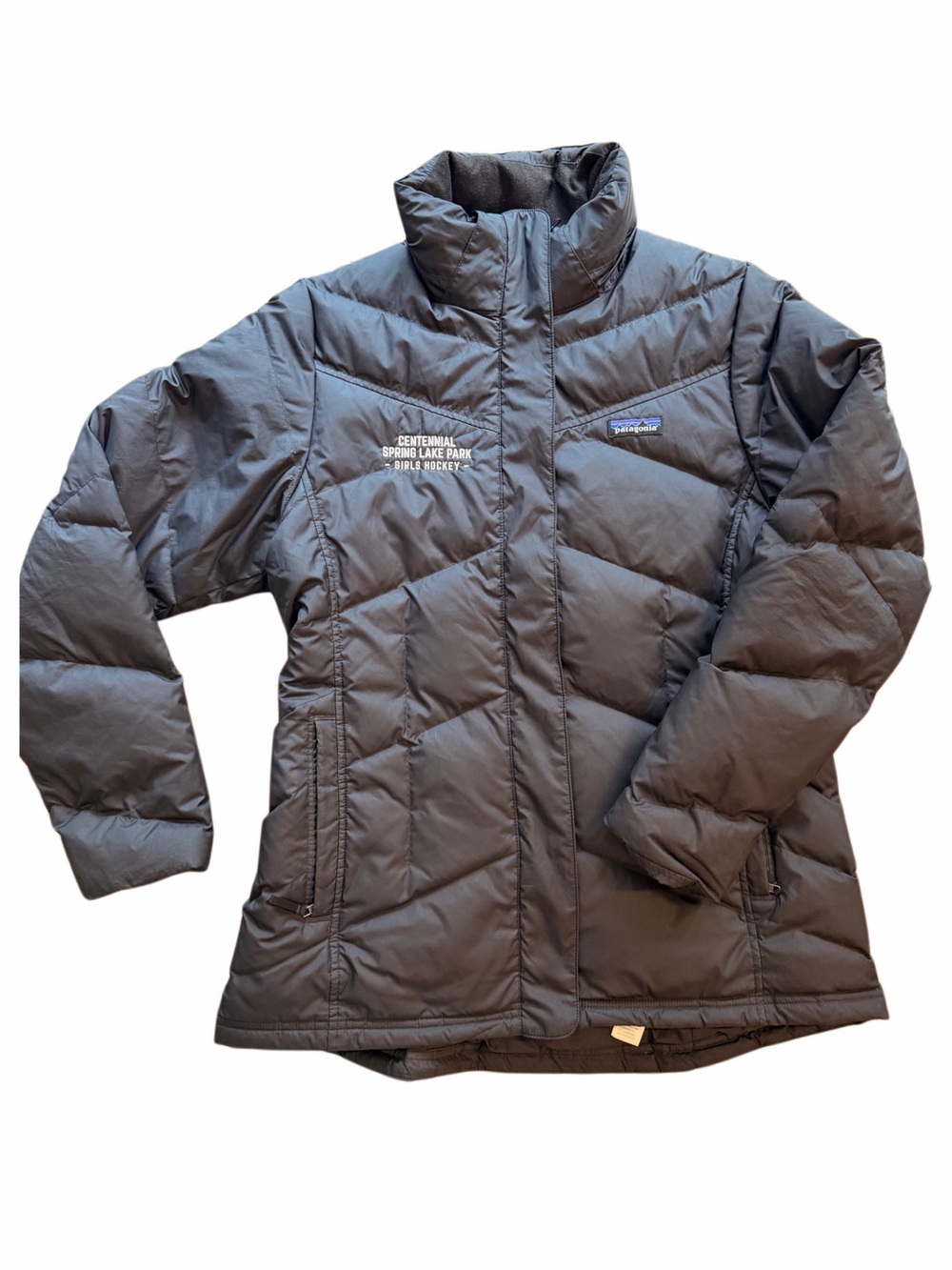 Patagonia Women’s Downtown Loft Down Puffer Jacket Black L Like New